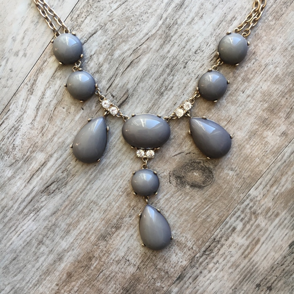 Light Purple Statement bubble necklace